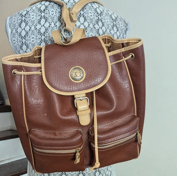 Vintage ACE JAPAN Leather Backpack - Picture 10 of 15